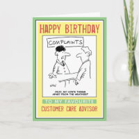 Happy Birthday to a Customer Care Advisor
