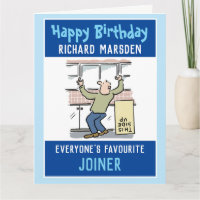 Happy Birthday to a Joiner or Carpenter