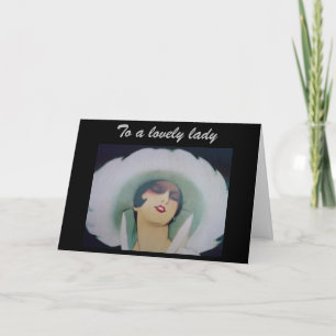 *HAPPY BIRTHDAY* TO A ***LOVELY LADY*** CARD