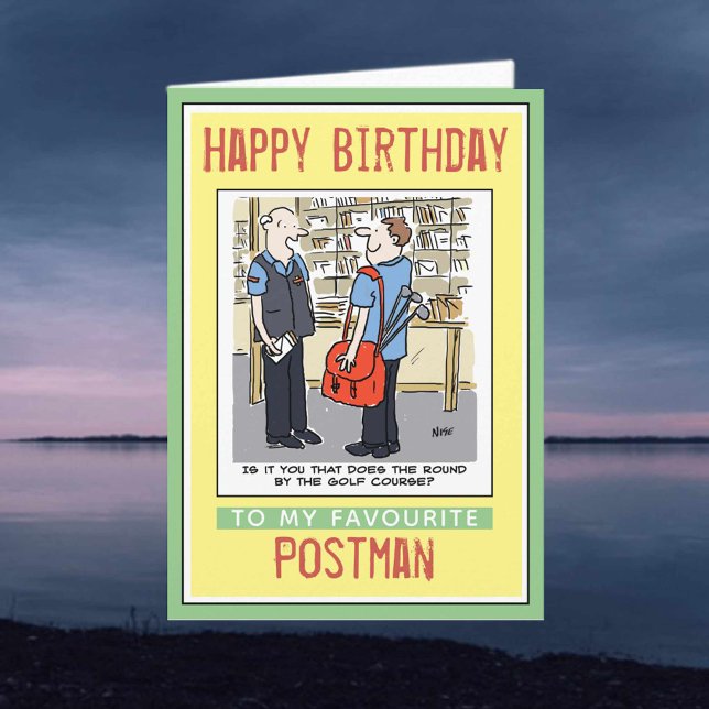 Happy Birthday to a Postman Card (Creator Uploaded)
