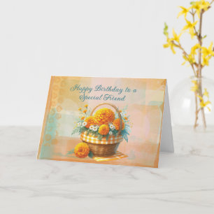 Happy Birthday To A Special Friend Card