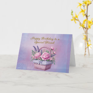 Happy Birthday To A Special Friend Card