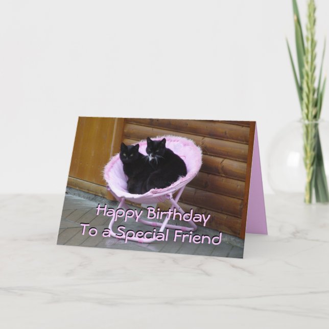 Happy Birthday to a Special Friend Card (Front)