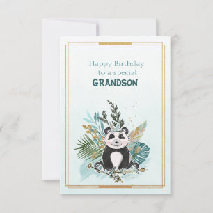 Happy Birthday To a Special Grandson Card