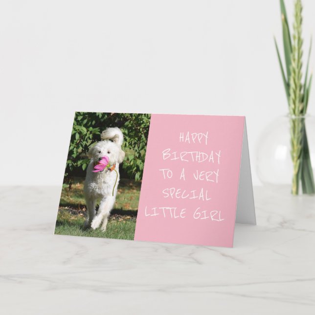 HAPPY BIRTHDAY TO **A VERY SPECIAL LITTLE GIRL** CARD (Front)