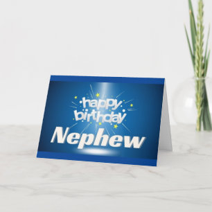 HAPPY BIRTHDAY TO A **VERY SPECIAL NEPHEW** CARD