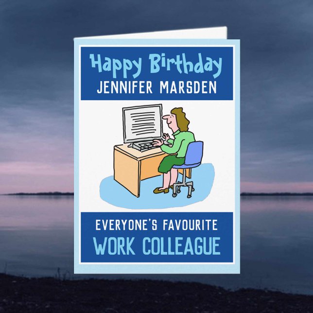 Happy Birthday to a Work Colleague Card (Creator Uploaded)