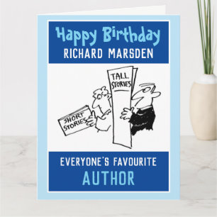 Happy Birthday to an Author Card