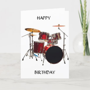 HAPPY BIRTHDAY TO AN AWESOME "DRUMMER" CARD