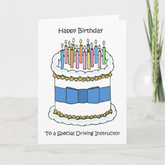 Happy Birthday to Driving Instructor Card