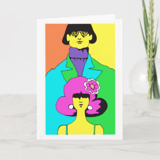 Happy Birthday to Groovy Lady Card