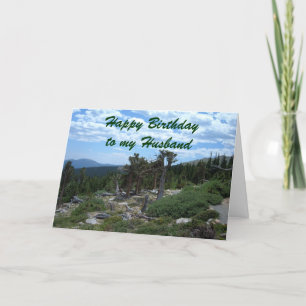 Happy Birthday to my Husband Card