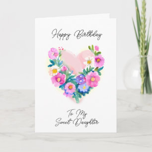 Happy Birthday to my Sweet Sister Card