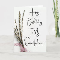 Happy Birthday To My Sweetheart Girlfriend