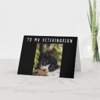 HAPPY BIRTHDAY TO MY **VETERINARIAN** CARD
