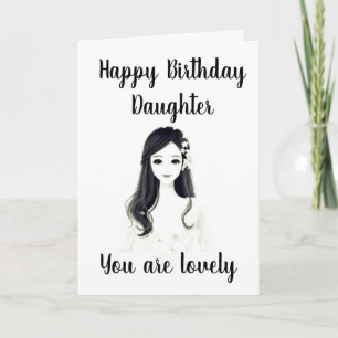 **HAPPY BIRTHDAY** TO OUR "LOVELY DAUGHTER" CARD