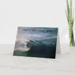 "HAPPY BIRTHDAY TO OUR SON" CARD<br><div class="desc">If your SON is into surfing or just enjoys photo's of surfing, here is the Perfect Card! THANK YOU for stopping by one of my eight stores. Myrtle Beach had a lot of opportunities for photos and I hope you check out the rest of mine. THANKS for stopping by 1...</div>