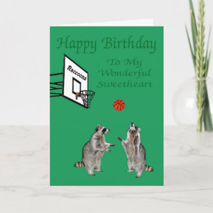 Happy Birthday To Sweetheart Greeting Card