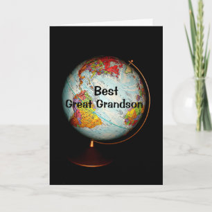 Happy Birthday To The Best Great Grandson On Earth Card