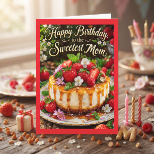 Happy Birthday to the Sweetest Mom Card