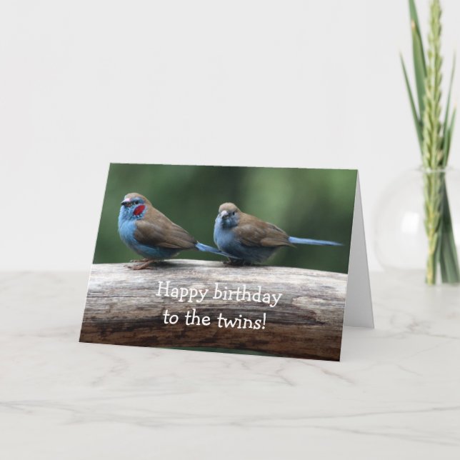 Happy birthday to the twins! card (Front)