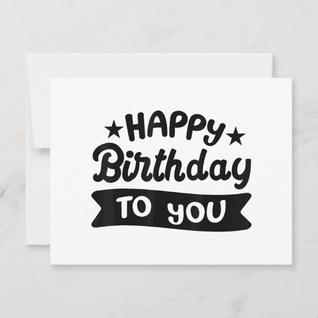Happy Birthday to you (Front)