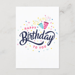 Happy Birthday To You #2 Greeting Card