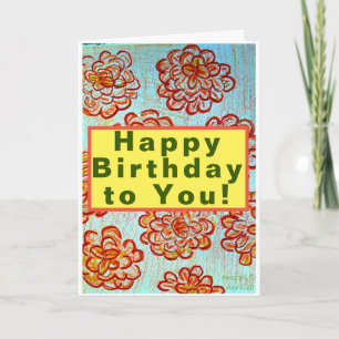 Happy Birthday to You Card