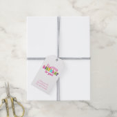 Happy Birthday to You Colourful Candle Personalize Gift Tags (With Twine)