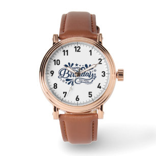 Happy Birthday To You- Gold Vintage Watch