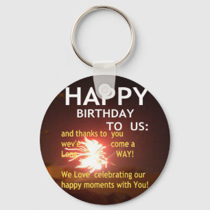 Happy Birthday TO YOU Keychain