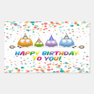 Happy Birthday to You, Owls, Sticker