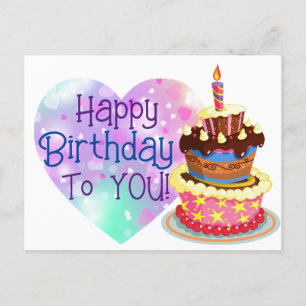 Happy Birthday To You Postcard