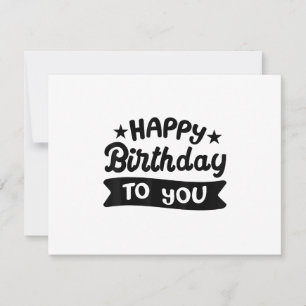 Happy Birthday to you RSVP Card