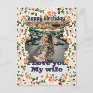 Happy birthday to your son, to your husband, holid postcard