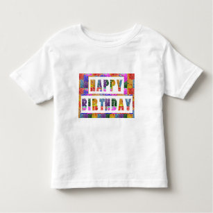 HAPPY BIRTHDAY : Toddler Fine Jersey T-Shirt