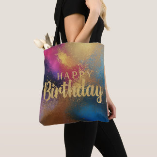 Happy birthday tote bag
