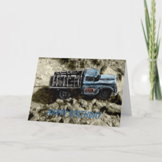 Happy Birthday Truck Card