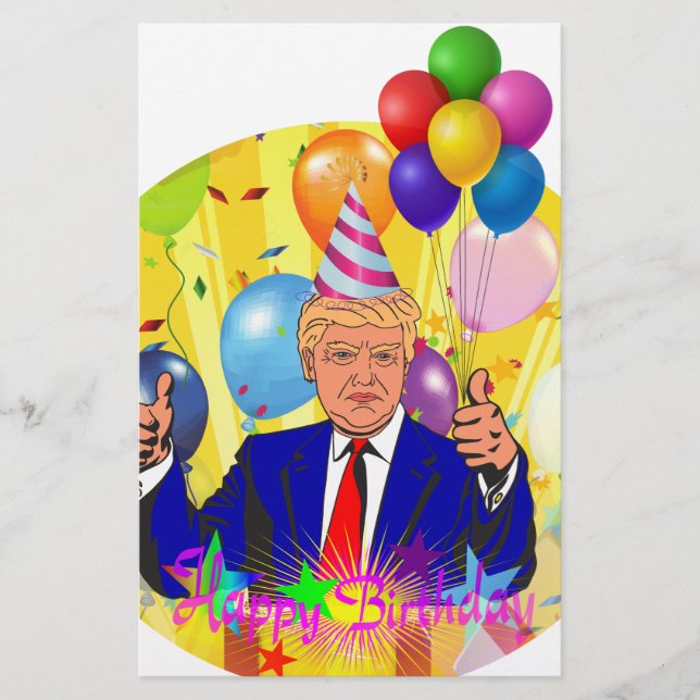 happy birthday trump (Front)