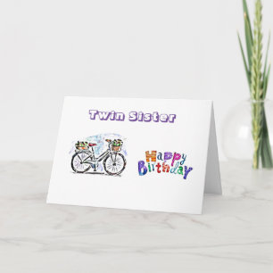HAPPY BIRTHDAY **TWIN** ENJOY THE RIDE CARD