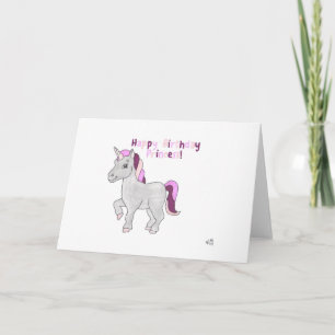 Happy Birthday Unicorn 2 Card