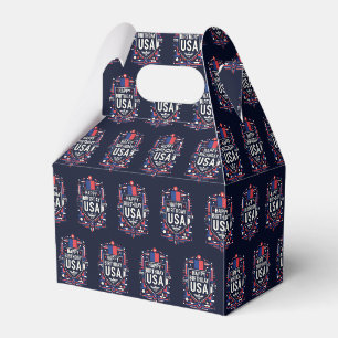 Happy Birthday USA 250 Favor Box