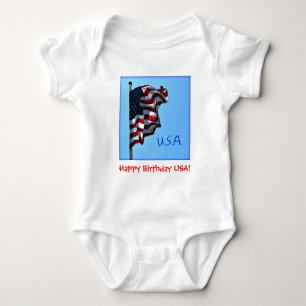 Happy Birthday USA - Infant T-Shirt Baby Bodysuit