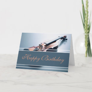 Happy Birthday - Violin Card