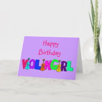 Happy Birthday Violin Girl