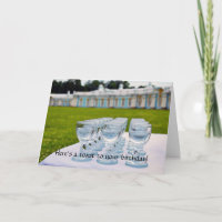 Happy Birthday, Vodka Shots at Catherine Palace