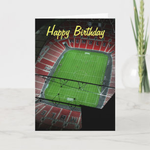 Happy Birthday Wembley Stadium Card