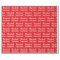 Happy Birthday White Script Name Bright Red