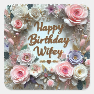Happy birthday wifey birthday sticker