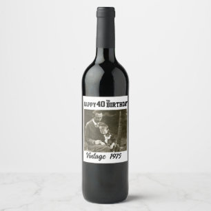 Happy Birthday (Wine Label) Wine Label